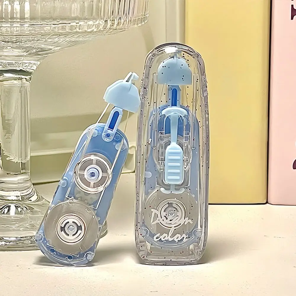 2PCS/Set Mini Size Correction Tape Smooth Using Silent Design Silent Coating Tape Replaceable Core Correction Band