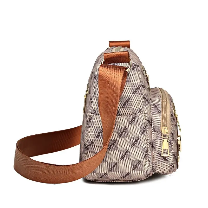 2023 Women Messenger Bag Multi-Pocket Middle-Aged Elderly Mother Travel Shoulder Wrap Bag