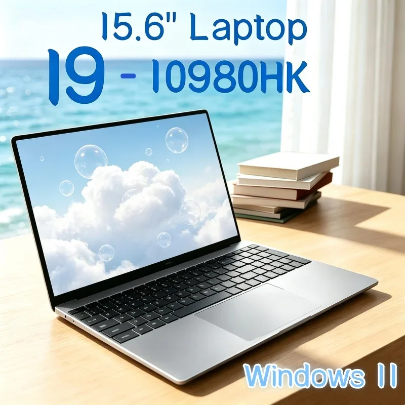 15.6 Inch Travel-Friendly Laptop Intel Core I9-10980HK 16GB RAM 1TB/2TB SSD Fingerprint Unlock Windows 11 Gaming Business