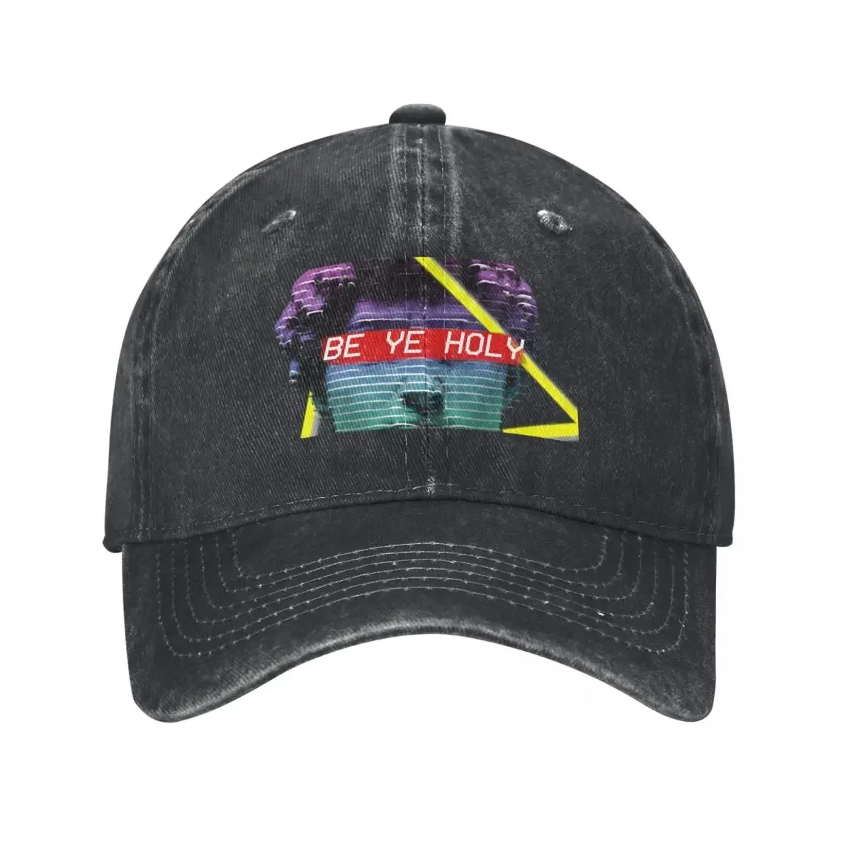 

Be Ye Holy - Christian Lo-Fi Vaporwave Baseball Cap Luxury Cap fashionable black Men Golf Wear Women's