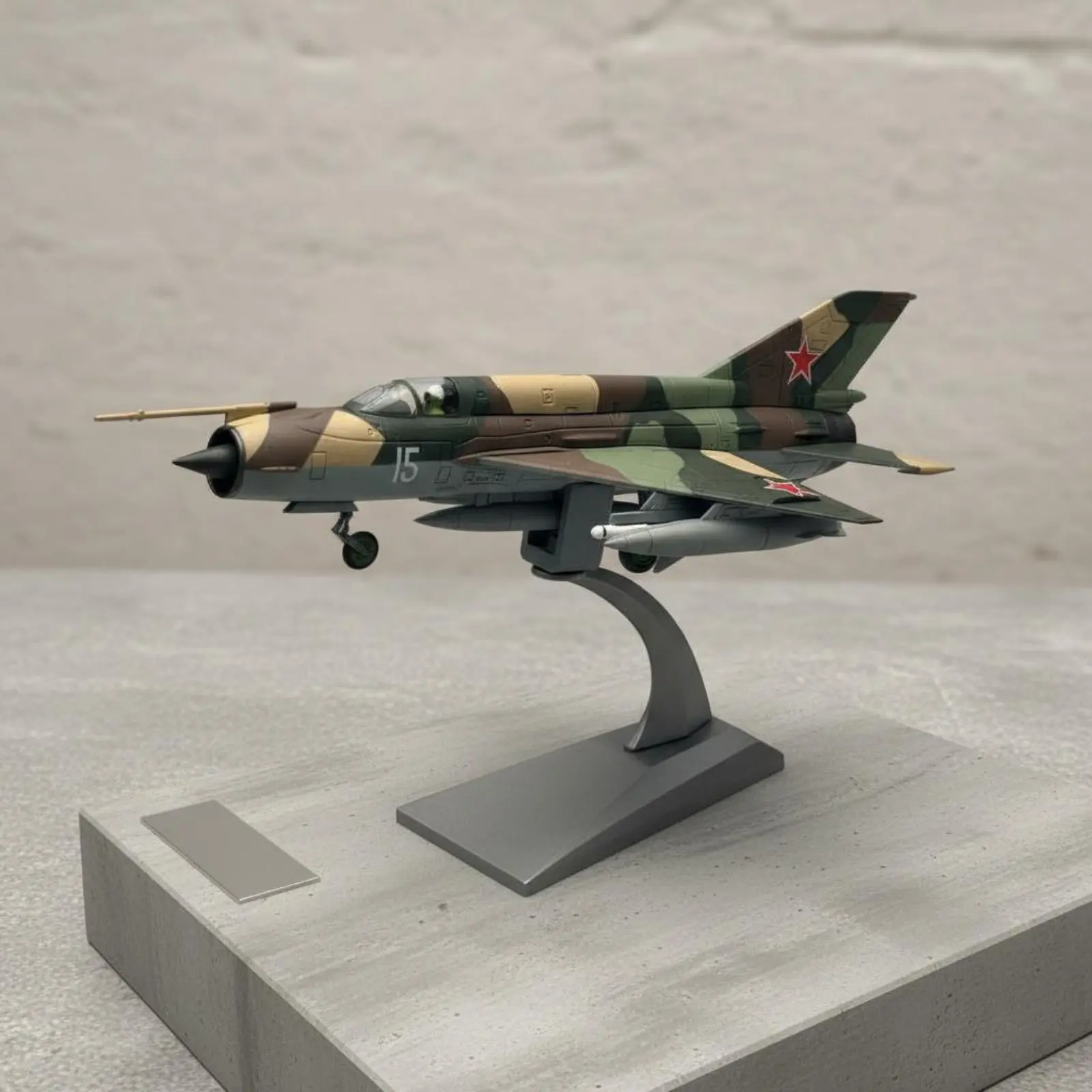 

1:72 Scale MiG-21 Model Pre-Assembled 1/72 Scale MiG-21 Model Diecast Highly Detailed Diecast Fighter Jet