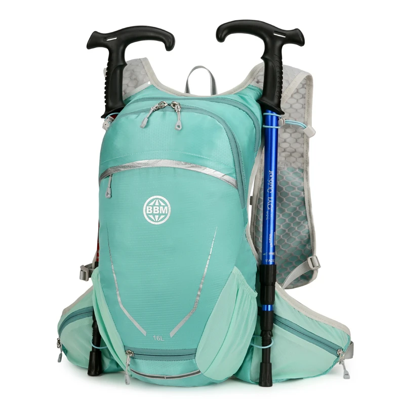 16L Outdoor Sport Cycling Running Mountaineering Bag Hiking Bike Riding Hydration Water Bag Storage Pack UltraLight Run Backpack