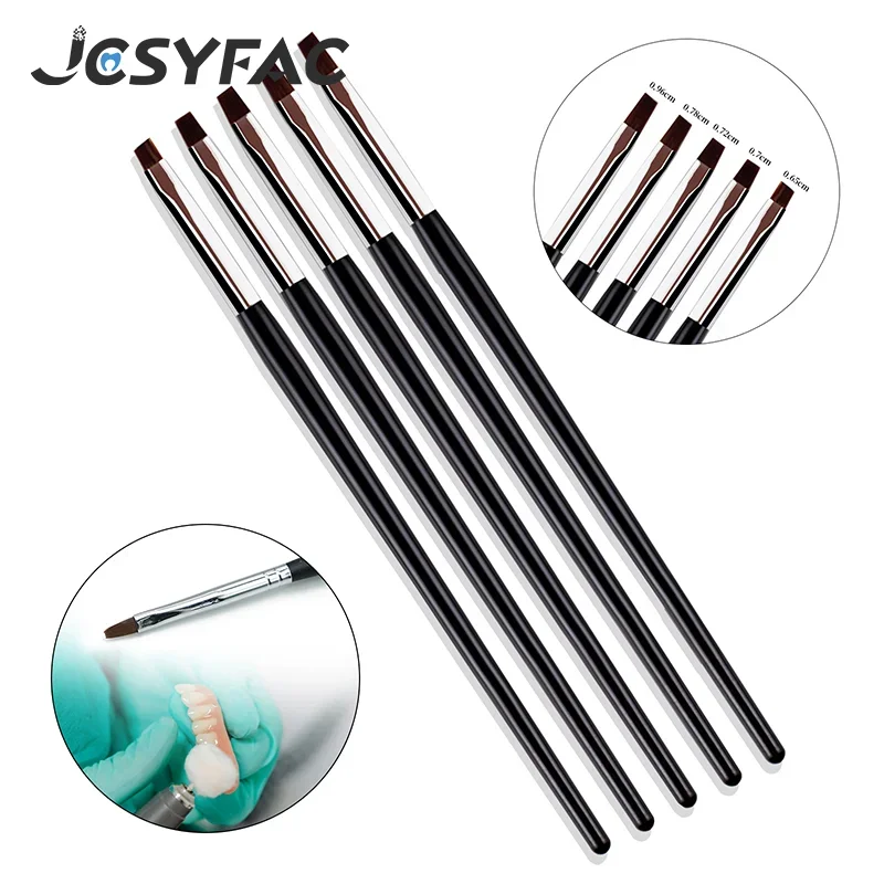 

5/7Pcs Dental Resin Shaping Brush Pens Nylon Brush Nails Art Brushes Various Size Dentistry Composite Teeth Dentistry Material