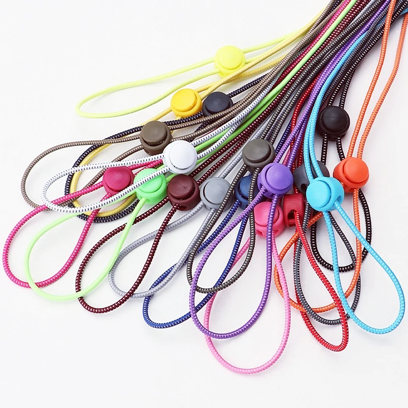 No-Tie Elastic Shoelaces, Multi-Color Quick Lock Laces, Reflective Lazy Strings for Sneakers & Outdoor Footwear 1Pair/2Pairs