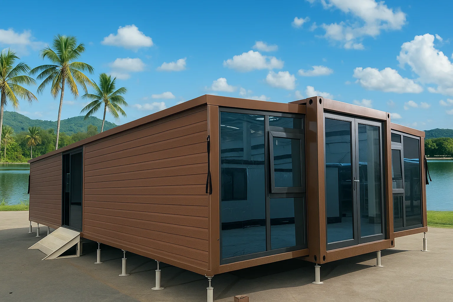 

Prefabricated Hosue Modular Tiny Home 40ft 80ft Expandable Container House Luxury Prefab Houses Portable Homes for Australia