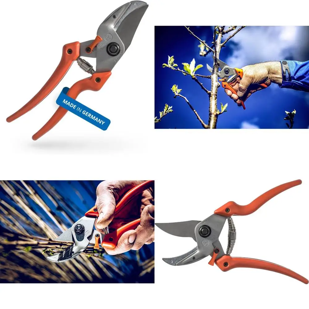 Tagliasiepi Bypass con lame da potatura robuste e affilate |   Ideale per l'uso in giardino |   Strumenti Prunner per incudine di livello professionale