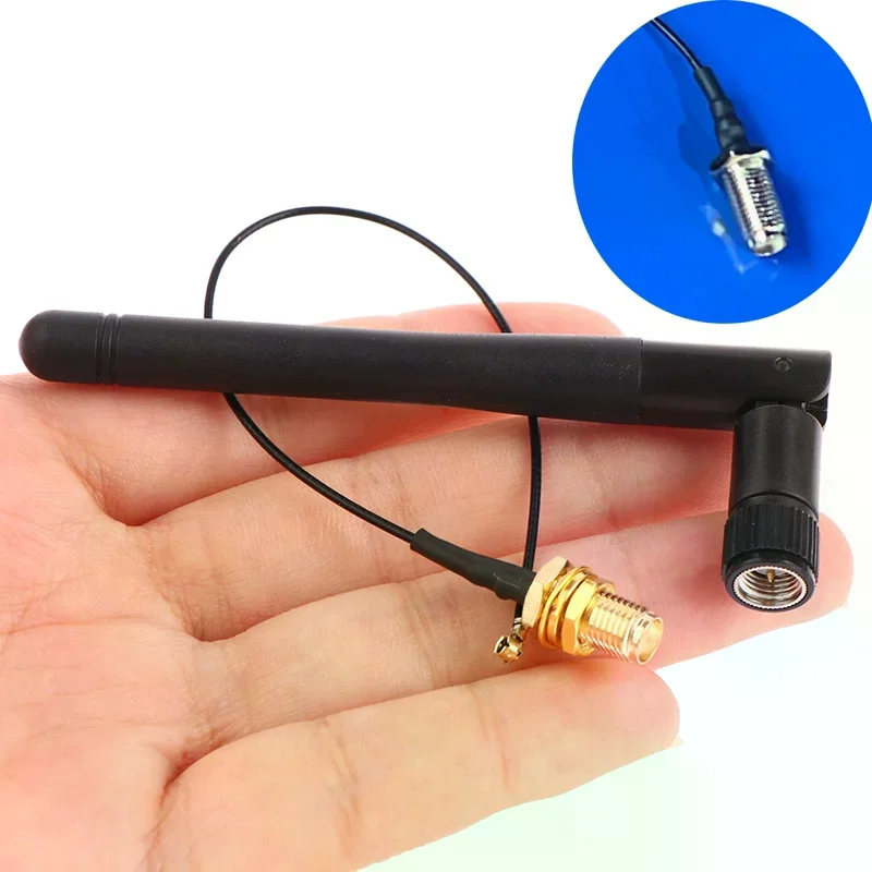 ESP8266 ESP32 Male Pigtail Cable 3dBi WiFi 2.4G Aerial Antenna SMA-KY Male Wireless Router 17cm PCI U.FL IPX To SMA-KY