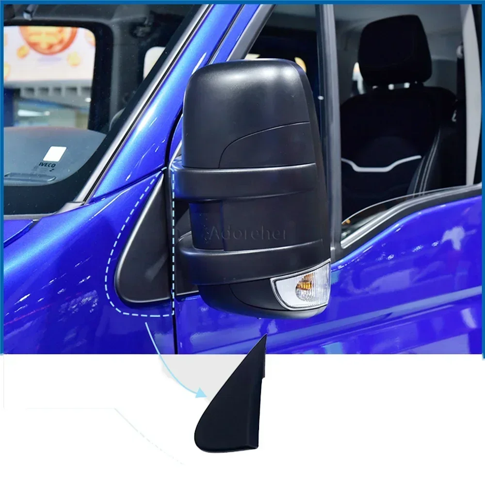 Rear Mirror Triangle Trim Plate Front Window Triangle Molding Triangle Cover Rearview Mirror Trim for Iveco Daily