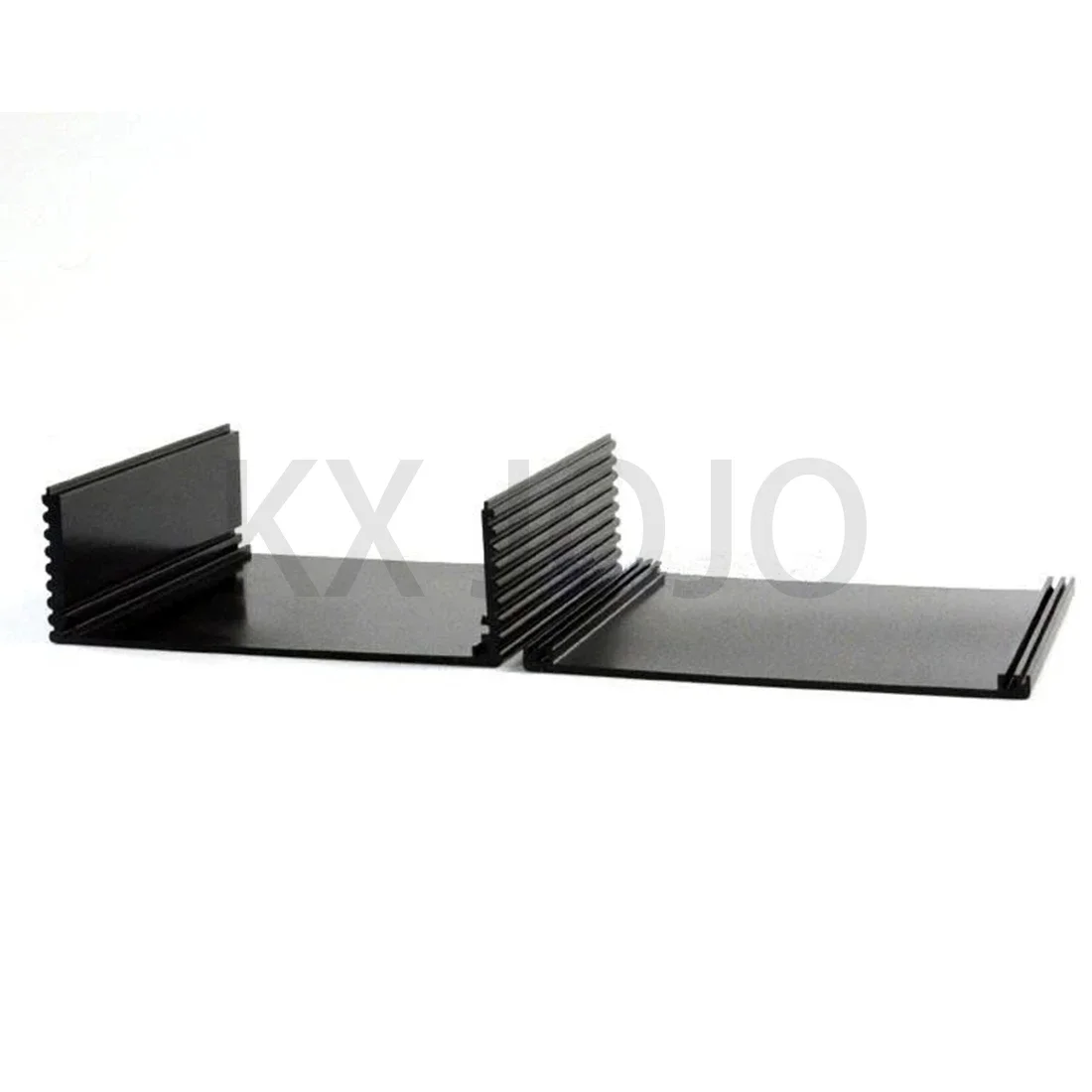 Custodia in alluminio 110*40*100/110mm scatola divisa progetto elettronico strumento PCB nero alimentatore fai da te