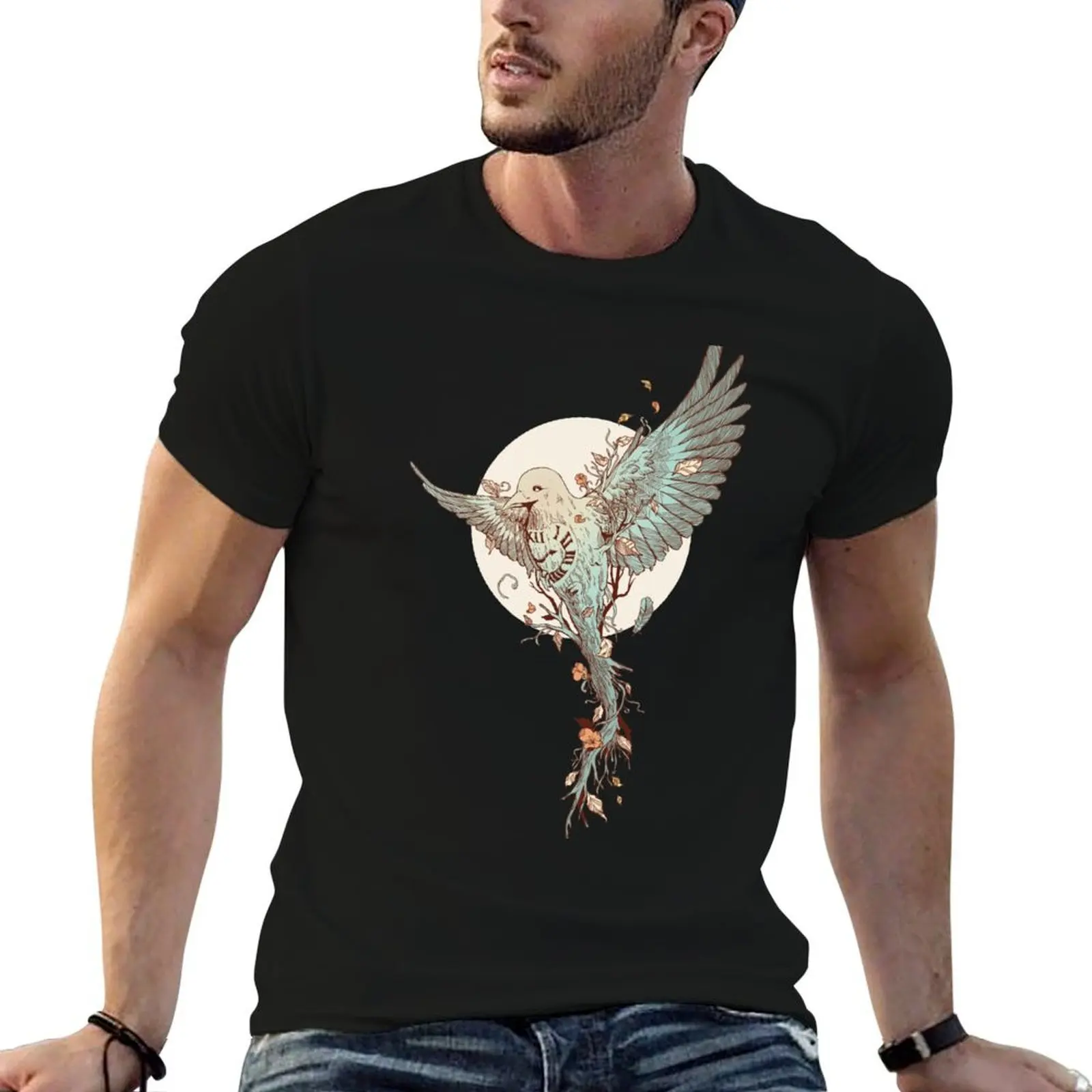 

Tempus anime for vintage man T-Shirt Fugit tshirt shirts graphic man t tshirt