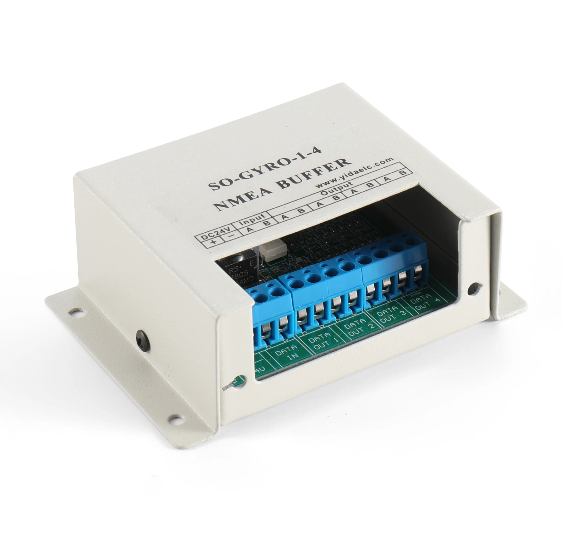 

Matsutec NMEA0183 NMEA Buffer SY-1-4 NMEA 1 input, 4 output Marine Serial Line Splitter Isolating Buffer for 24V Circuit Systems