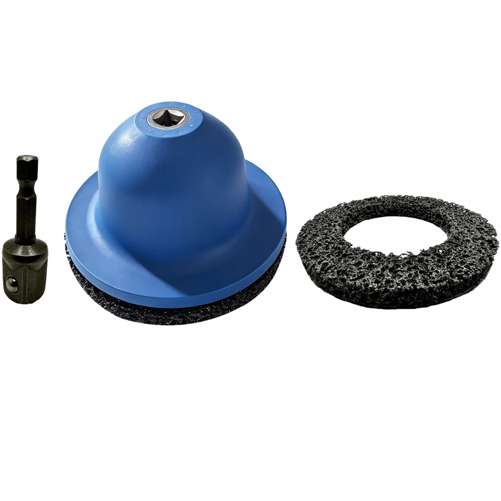 

1set Polishing Kit With Adapter 6 Inch Wheel Hub Polishing Kit Diamond Abrasive Disc For Rust Removal Brake Drum Accessories