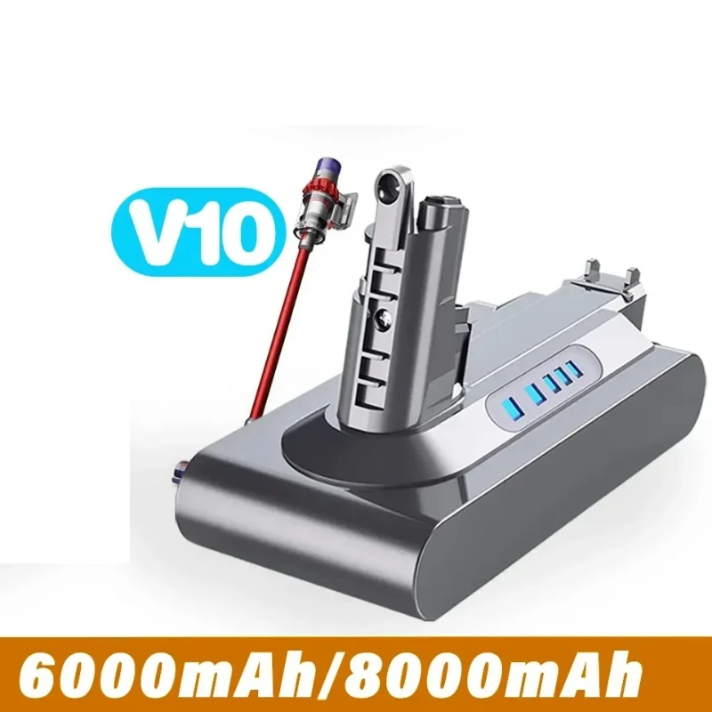 

6000/8000mAh Battery For Dyson V10 Replace Battery DC58 DC59 DC61 DC62 DC72 DC74 SV11 SV10 SV12 SV14 SV15 Lithium-ion Battery