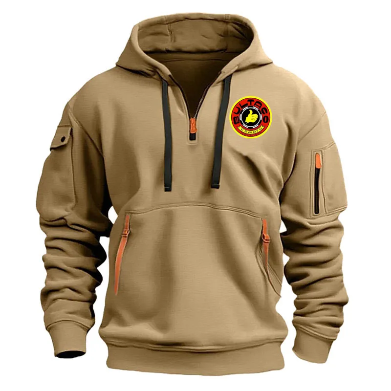 

2025 Euro size men's hoodie Loose comfortable outdoor men's sweatshirt bultaco print cotton hip Hop street y2k zipper hoodie top