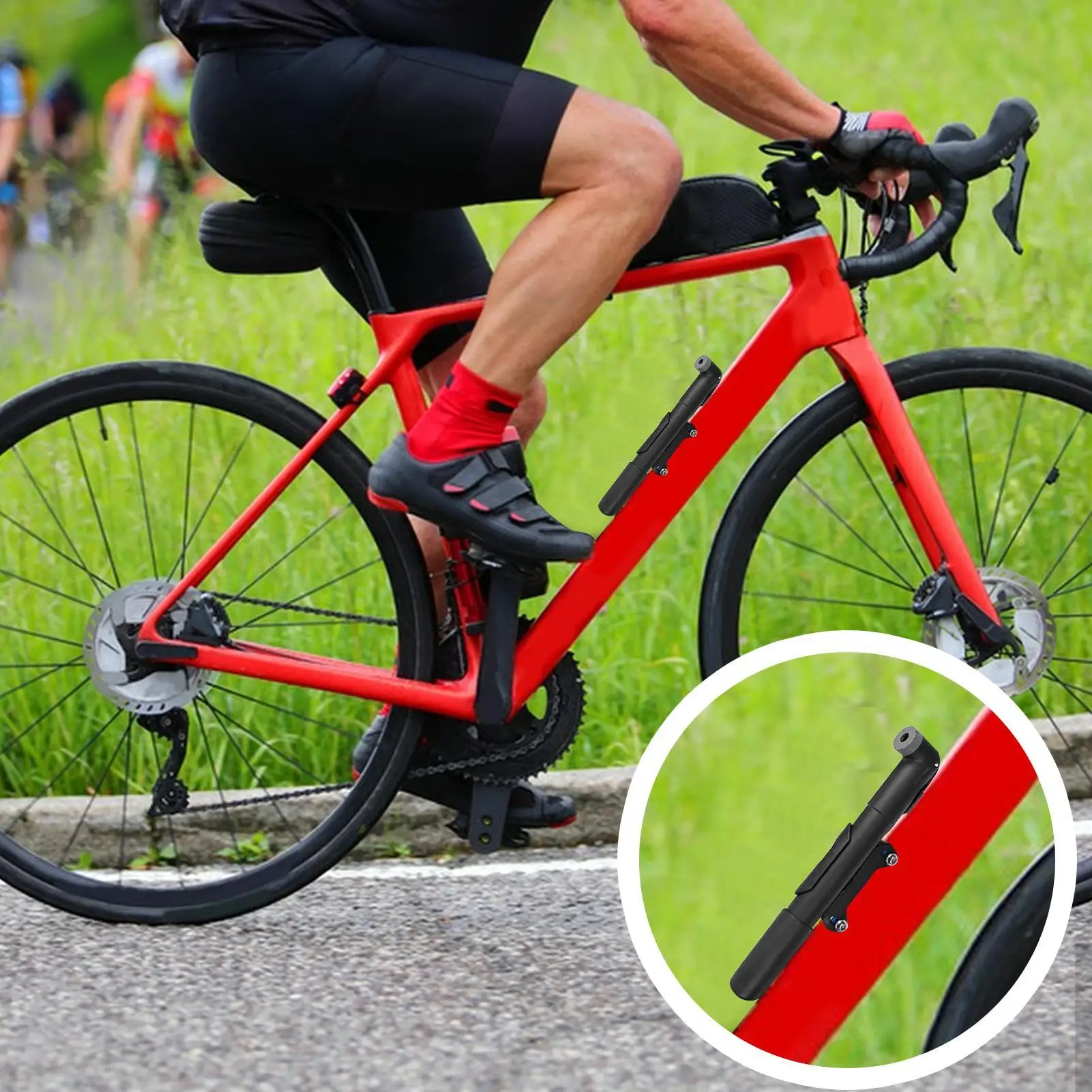 

Мини-велосипедный насос, мини-велосипедный насос, комплект для накачивания воздушных шин, компактные ручные герметичные аксессуары для велосипедов, ремонта скутеров, шоссейный велосипед