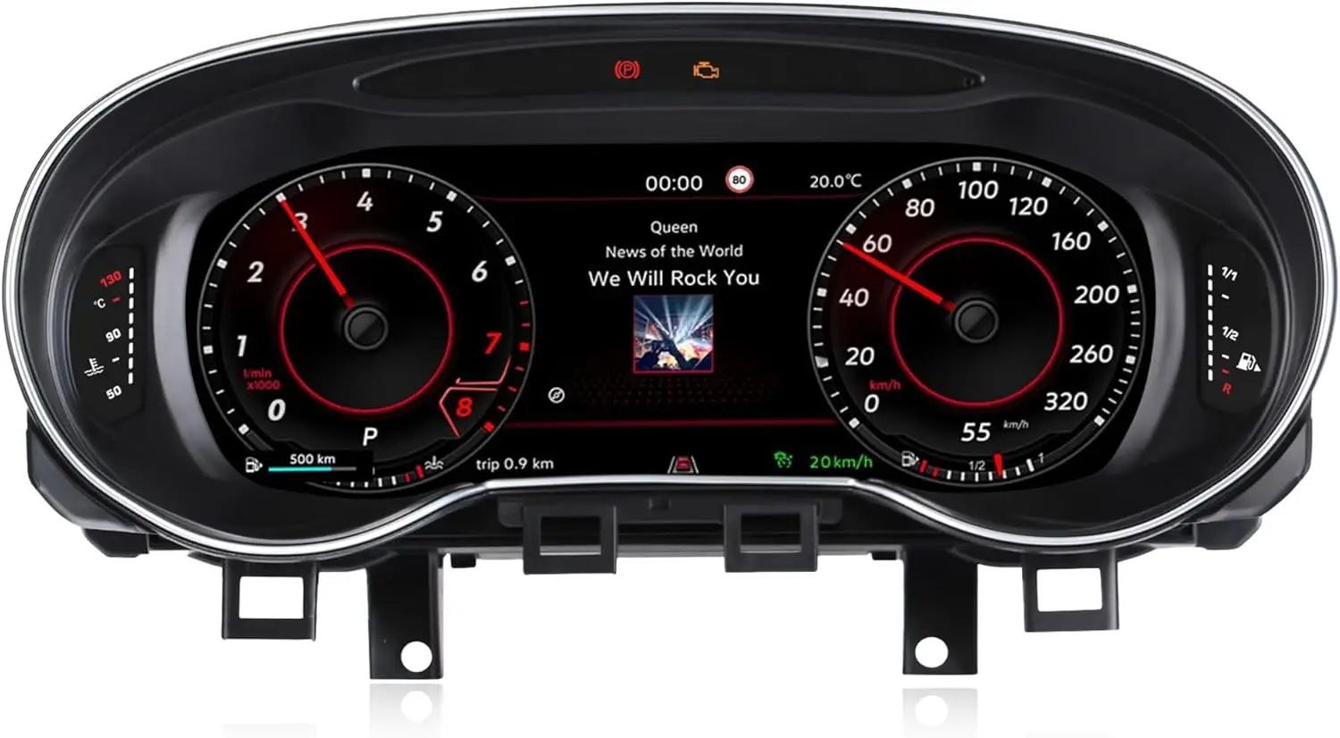 

12.3 inch Digital Cluster for Volkswagen Golf 6 2010-2012 Linux System Speedometer Instrument Dash Dashboard 1920x720 Screen