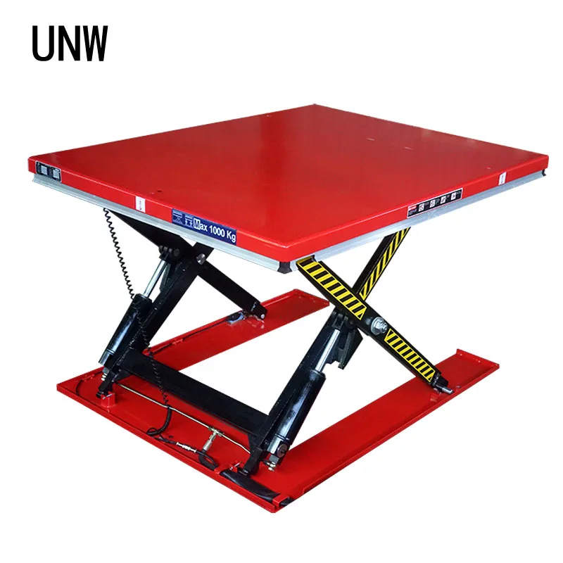 Unw Dumbwaiter Hydraulic Lift Platform Mobile Scissor Lift Table Used Load Capacity 500kg