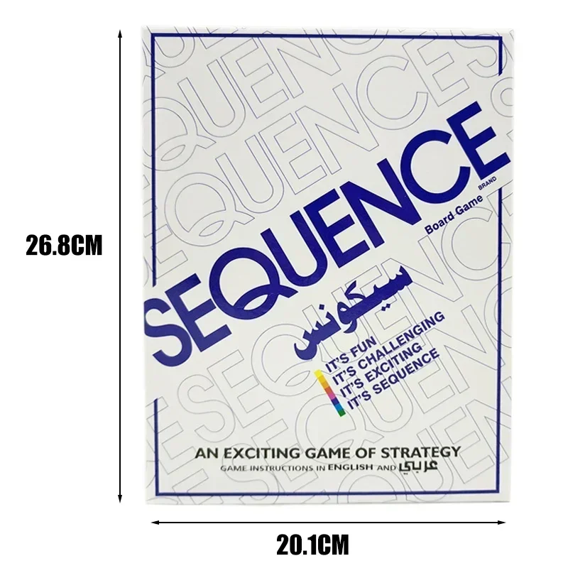 Intriguing Sequence Game with Arabic Cards for Board/Party Game Lovers