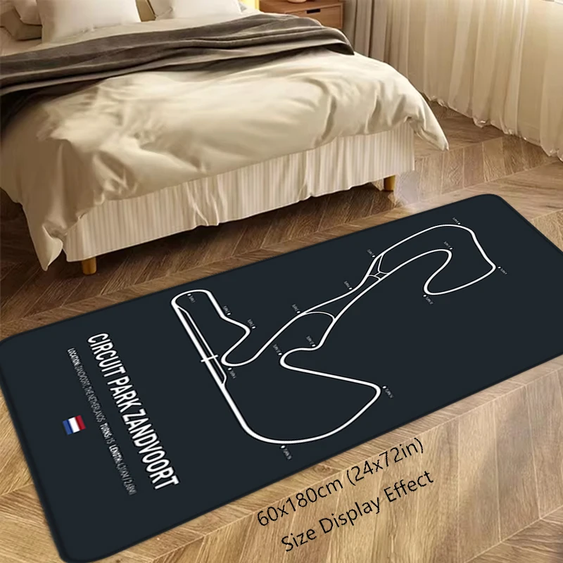 

Коврик для входа в дом F1 Formula One Track Ковер для прихожей Коврики для гостиной Ковры для ног Коврик для ванной Коврики для пола Нескользящий домашний декор