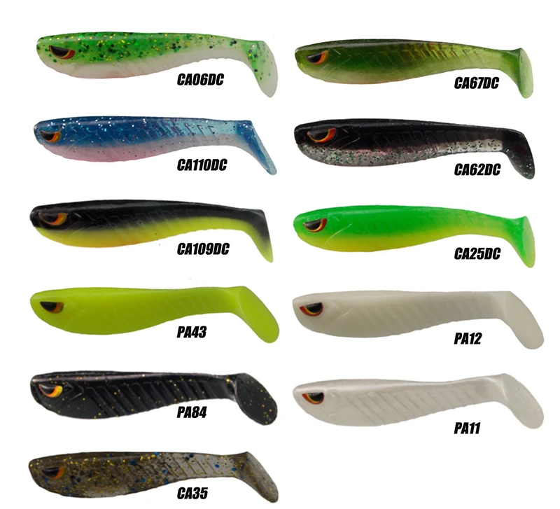 ESFISHING Soft Lure fishing Enjoy Shad 50mm Isca Artificial swimbait Fishing Bass pike zander