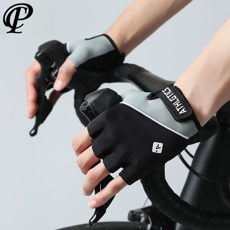 

Мотоциклетные велосипедные перчатки для тренировок в тренажерном зале, гелевые силиконовые перчатки для тяжелой атлетики, высокая эластичность, guantes для спортзала, половина пальца, унисекс, S, M, L