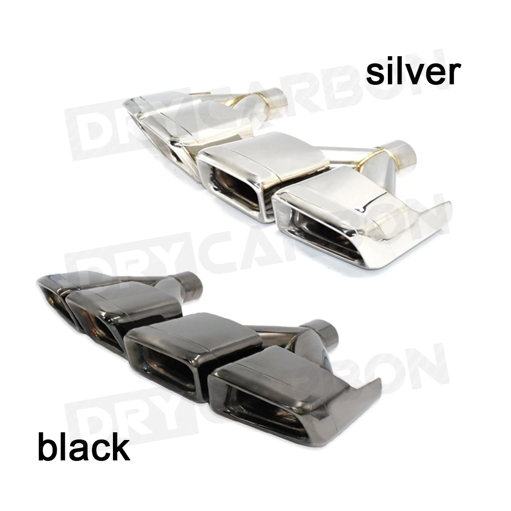 Carbon Fiber Rear Diffuser Bumper Lip Spoiler For Benz CLS Class W218 CLS350 CLS63 AMG 2011-2014 OO-OO Exhaust Tips