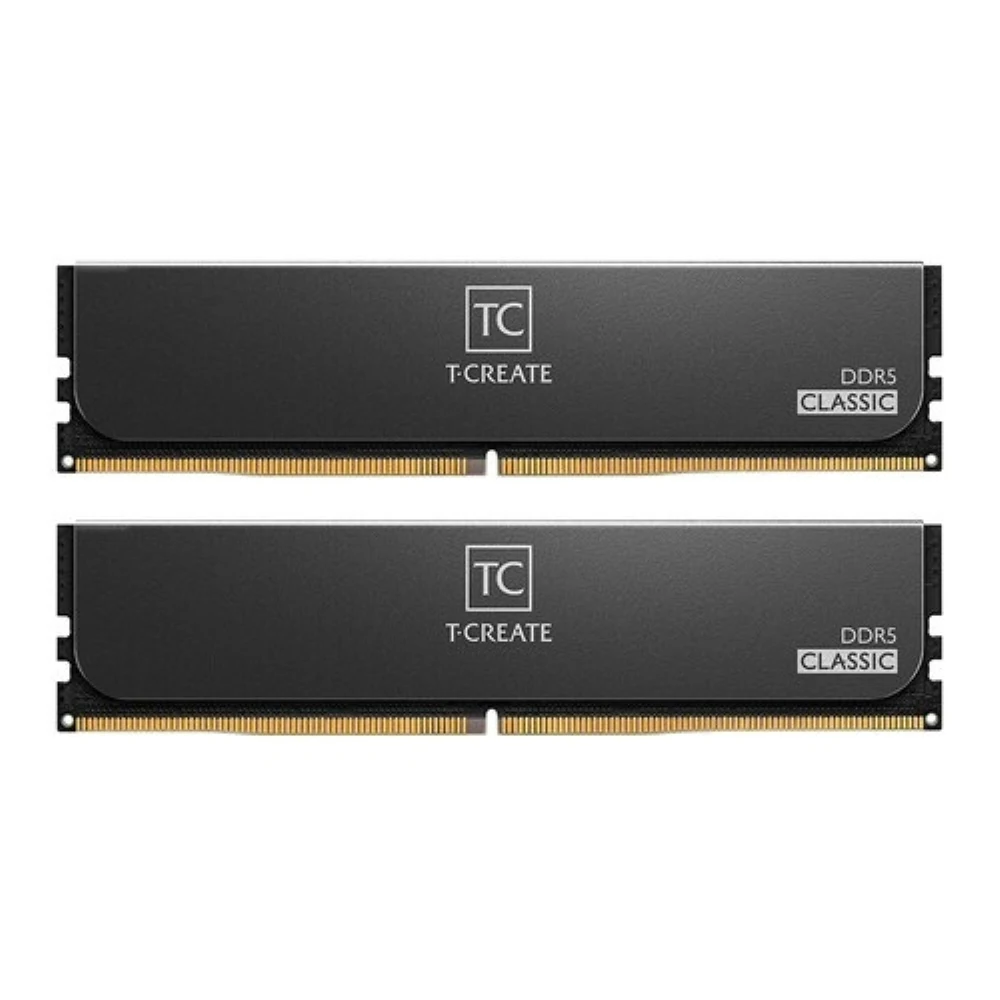 Teamgroup T-Create Ddr5-6000 Cl48 Classic Package (32 جيجا بايت (16 جيجا × 2)) ذاكرة الوصول العشوائي المزدوجة للألعاب