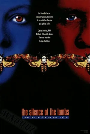 صمت لوحة قماش الحملان ، الأفلام الأمريكية الكلاسيكية ، ملصق مطبوع للغرفة ، فن حائط المعيشة ، صور ديكور المنزل ، هدية #3