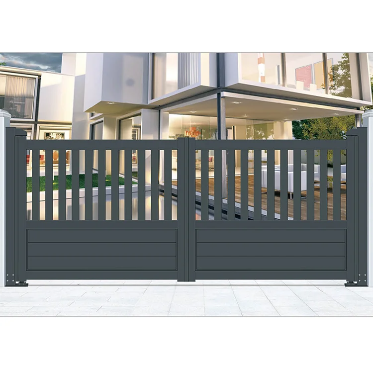 Gate European Style Aluminium Gates Villa Doors Electric Garden Gates Aluminium Courtyard GateCustomizable