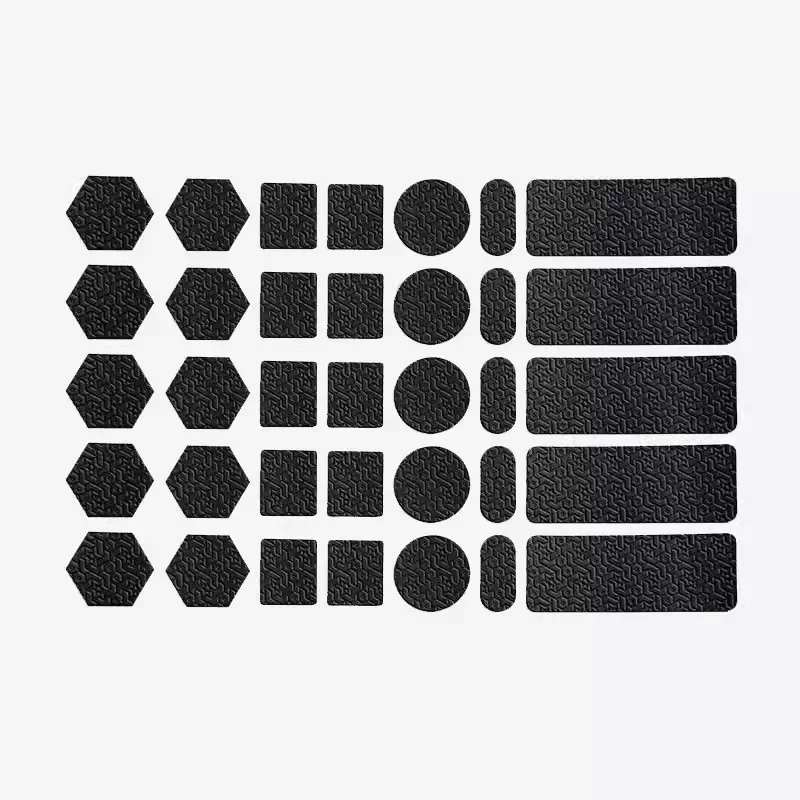 1 Set Ultragrip DIY Mouse Anti Slip Sticker Key Caps Non-Slip Anti Sweat Hexagon Tape Polyurethane Ultrathin