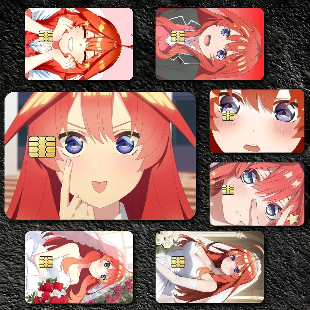 

I-Itsuki N-Nakano Credit Card Skin Stickers For VISA Bank Bus Metro Access Card Protective Film Cover Sticker