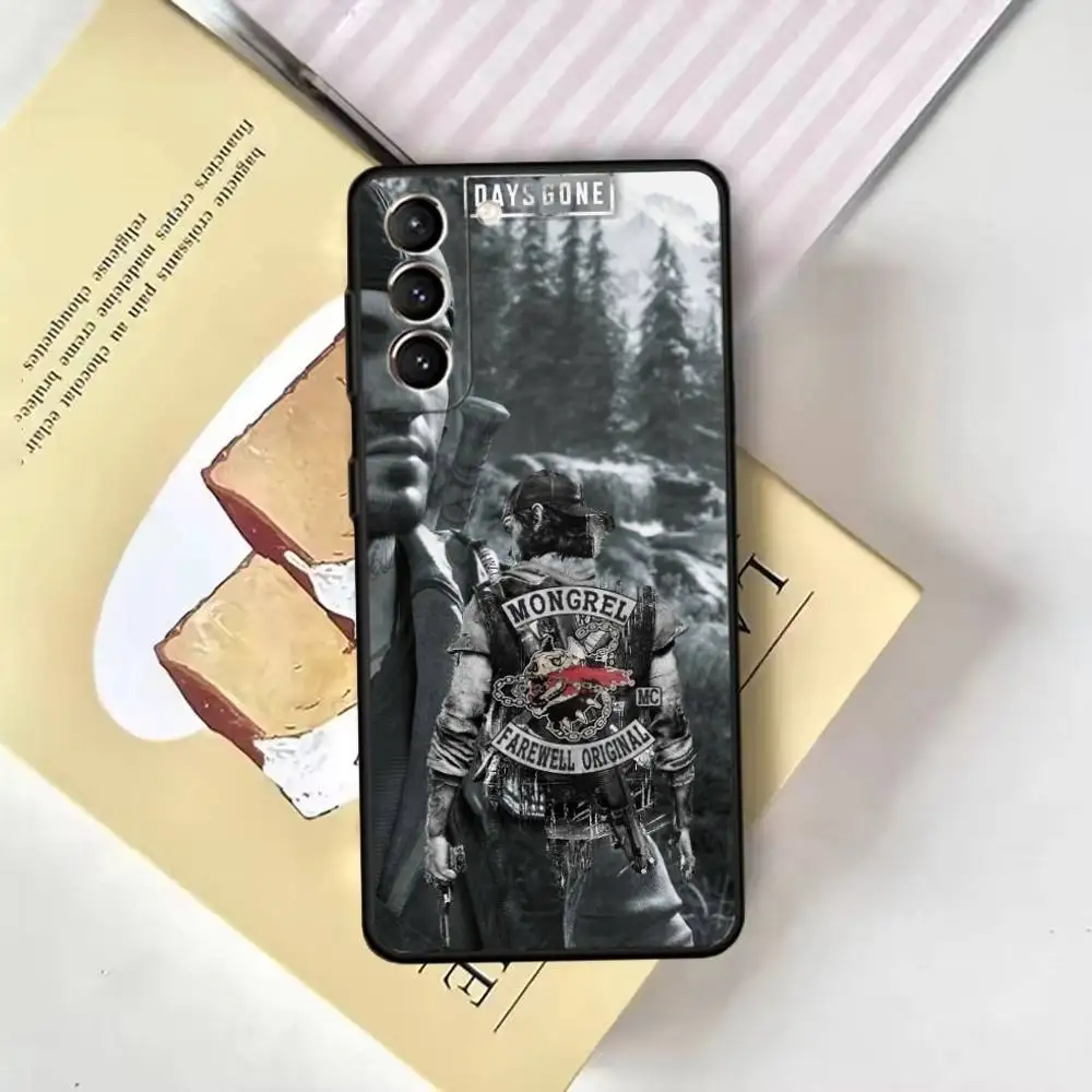 حافظة هاتف Game D-Days Gone لهاتف Samsung GalaxyA13,21s,22,31,32,52,53,71,72,73, غطاء أسود ناعم