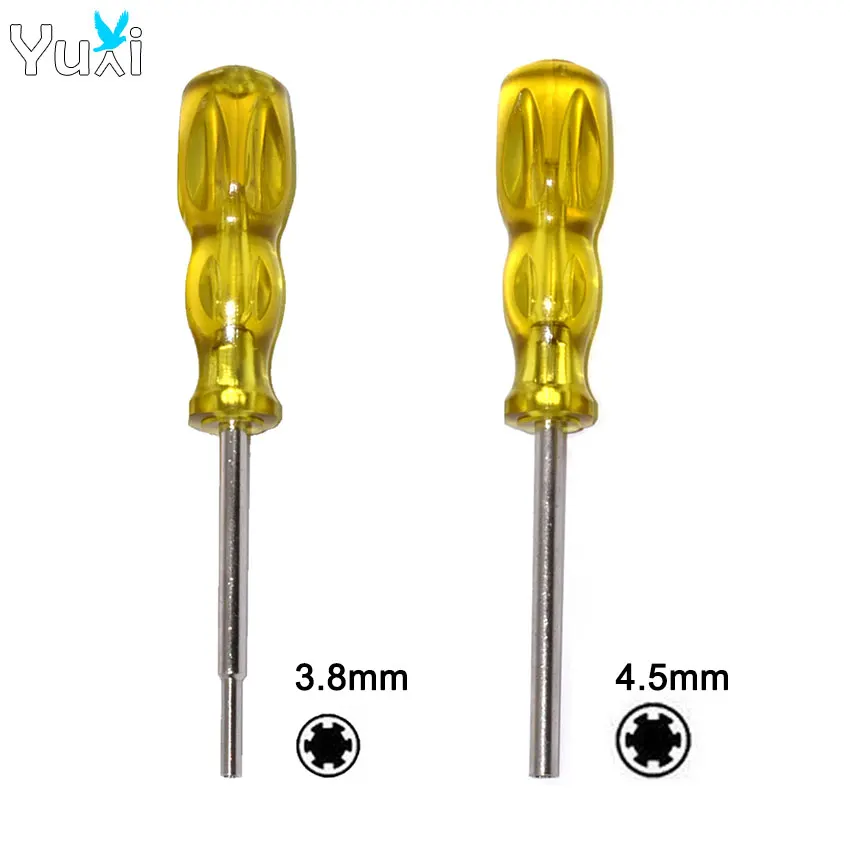 

YuXi 1pc Security Hexagon Screwdriver 3.8mm 4.5mm For NES SNES SEGA N64 Console & Cartridge