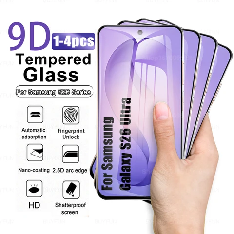 1/2/3/4 шт. Защитное стекло HD для Samsung Galaxy S26+ 5G S26 Plus S26Plus 2026 S26 Ultra S26Ultra S 26