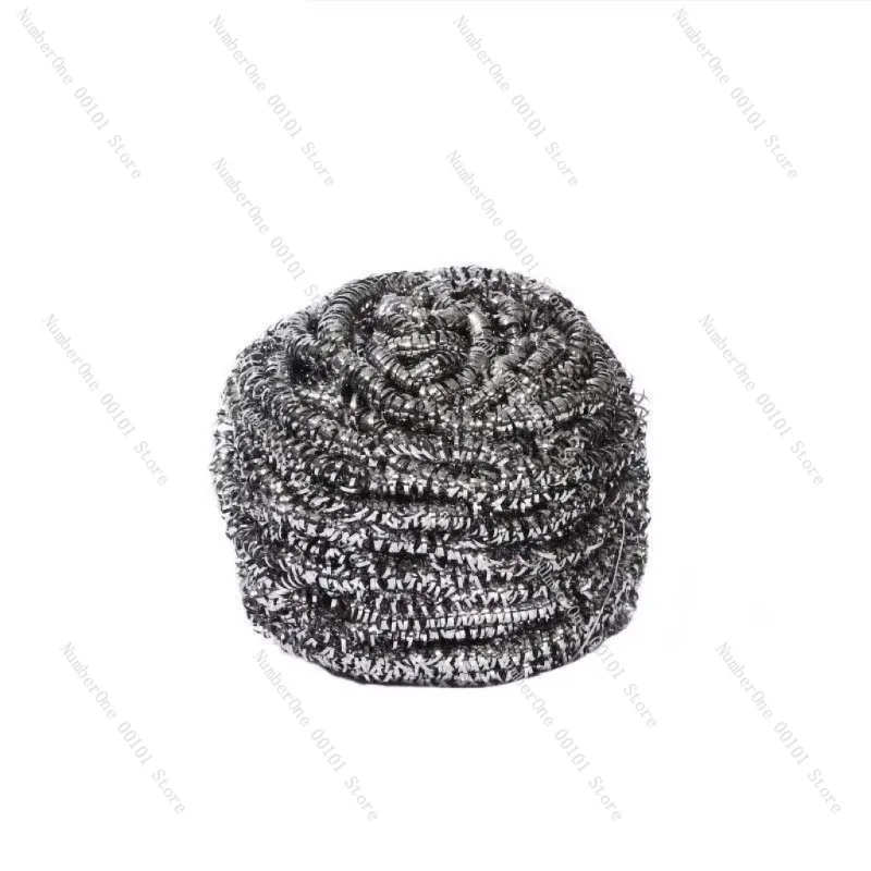 Metal Steel Wire Ball, Stainless Steel 2-piece Set, Soft Scrubbing Cloth, Kitchen Sponge Block, Multi-functional Cleaning Tool