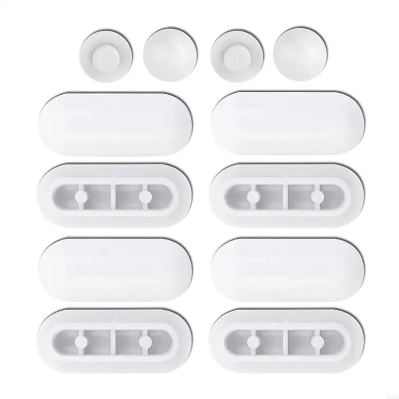 

652F 12Pcs Toilet Cover Buffers Support Plugs for Bathroom Comfort Easy Assembly, Suitable for Household, Hotel Use