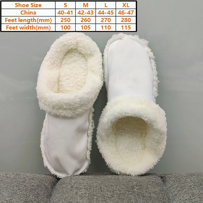 Winter Warm Plush Lining Shoe Cover Thicken Insoles Detachable Liner Soft Fur Insoles For Slipper Washable Hole Shoe Accessories