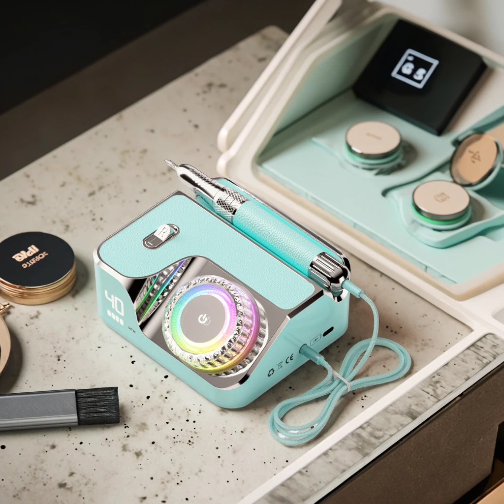 Professional  40000RPM High Quality  Powerful Nail Drill Polisher New Arrival Brushless Nail Polish Machine