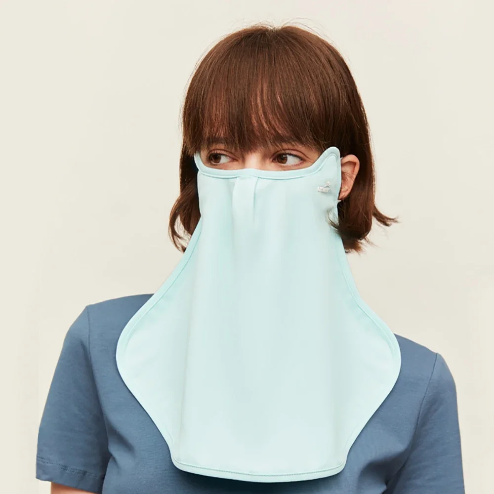 OhSunny Women Sun Protective Scarf New UPF 50+ Breathable Face Cover Neck Wraps Washable Quick Dry for Outdoor Golf Cycling