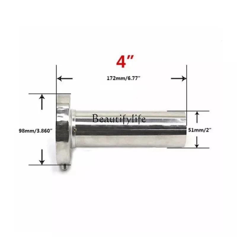 

jj4 Cross-border hot-selling car modification universal exhaust pipe adjustable 304 stainless steel