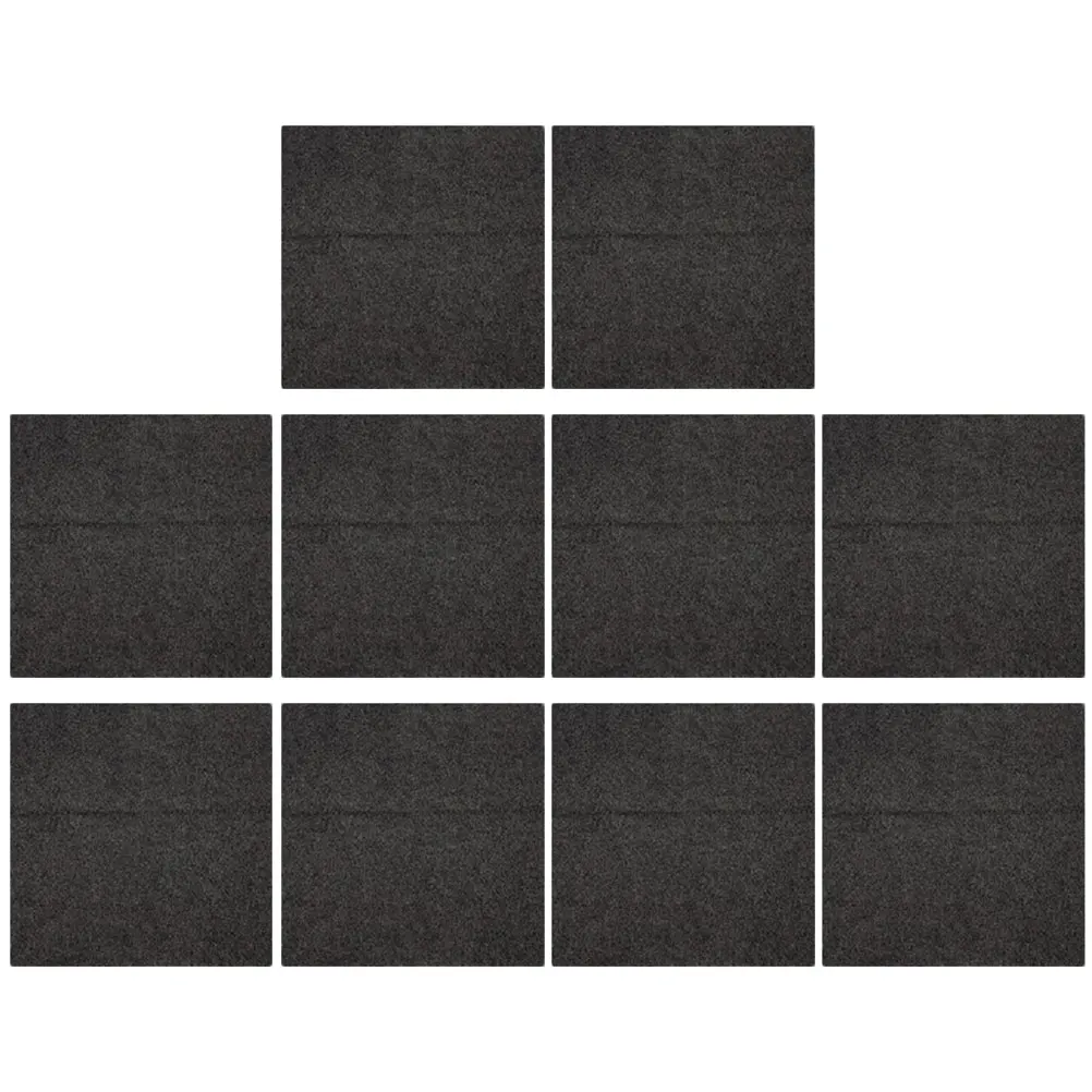 

10 Pcs Kitchen Cleaning Towels 30x30cm Black Non Woven Dish Cloths Reusable Washcloths Tableware Duster Rags Household Supplies