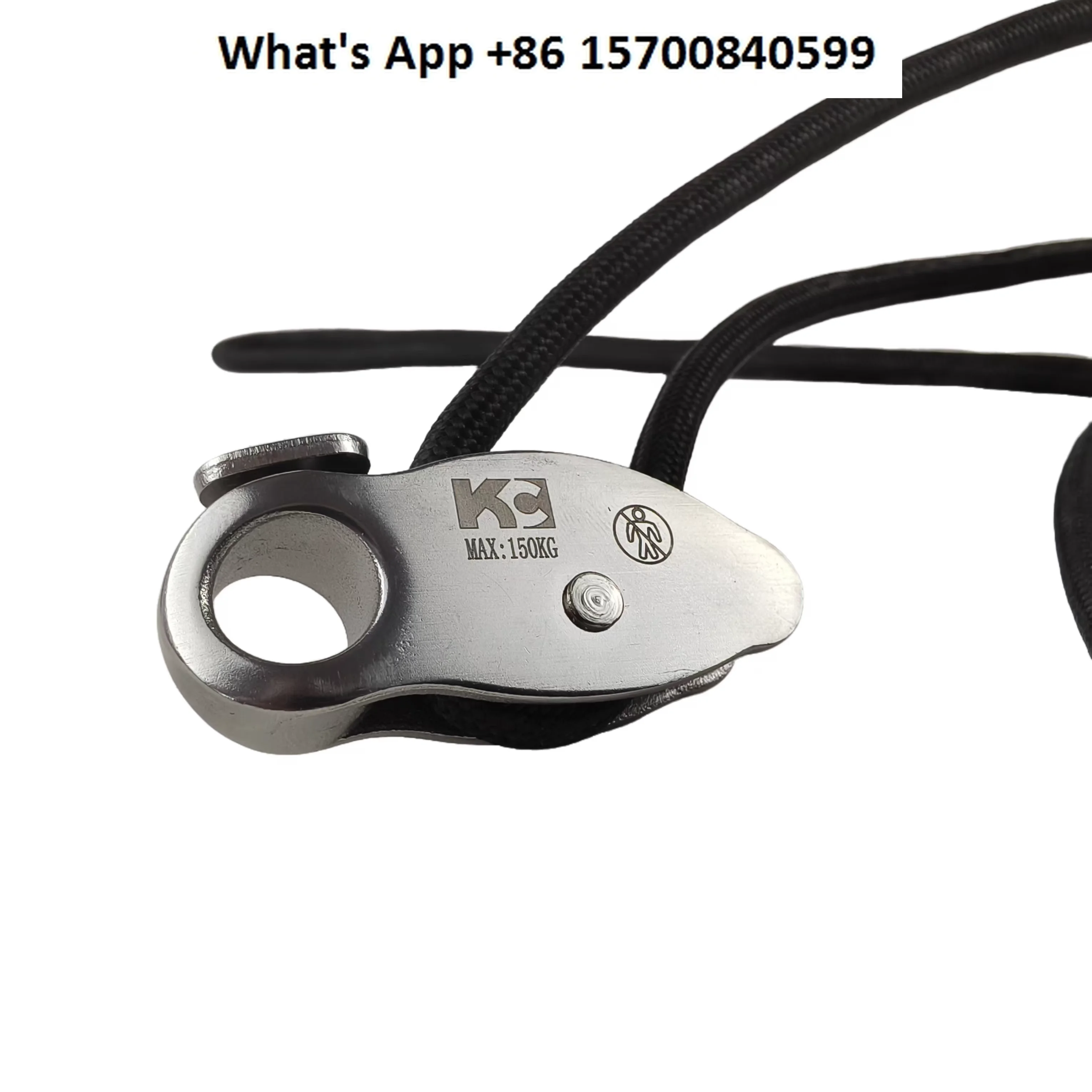 Adjustable missed rope safety power tool descender anti-drop rope aerial work lanyard rope