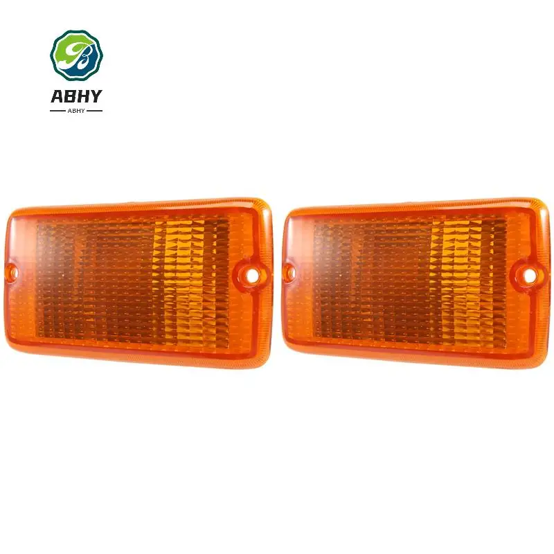 

ABHY-2Pcs Turn Signal Light For 2001-2006 Jeep Wrangler (TJ) Plastic Lens LH & RH 55156488AB 55156489AB