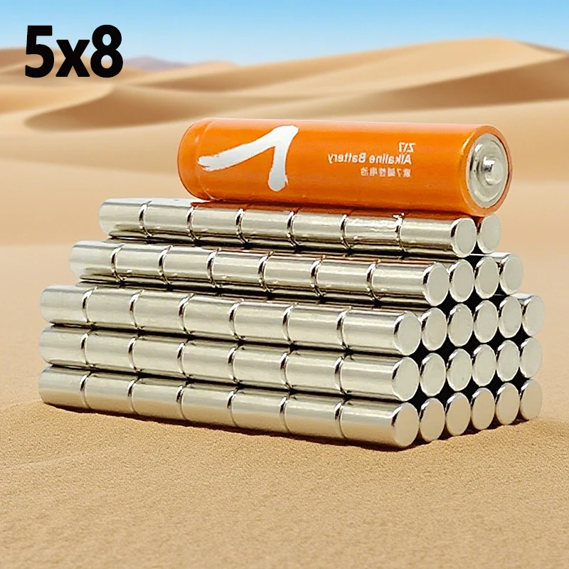 20-1000pcs 5x8mm Magnet Round Shape for Tool Fridge Science Whiteboard Craft Diy Office Refrigerator Magnet 5*8mm Accessories