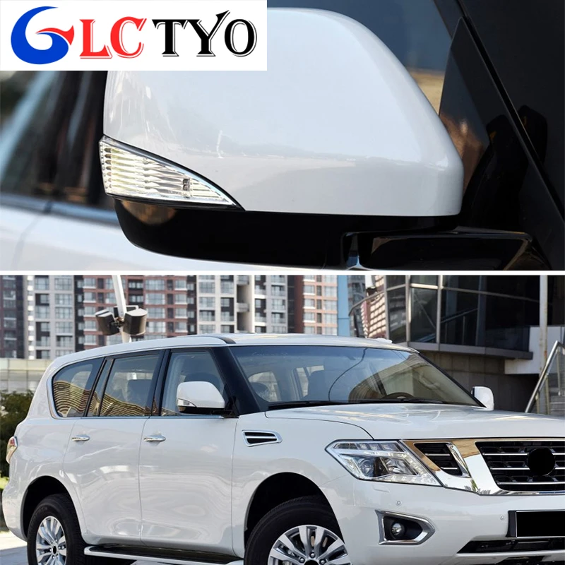 Dedicated to Nissan Patrol Y62 Rearview Mirror Cover Nissan Patrol Sexe Rear-View Mirror Shell Turn Signal Modification