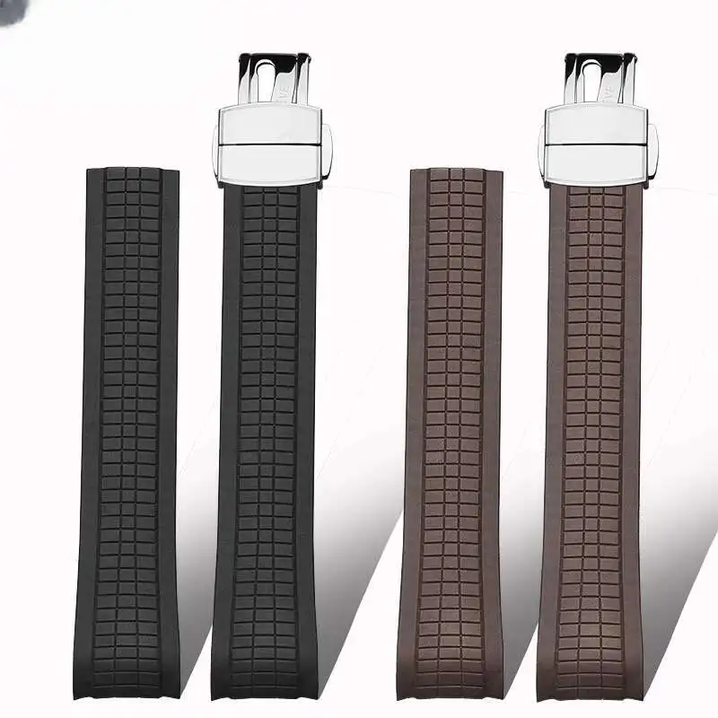 Rubber Aquanaut For Patek Philippe Silicone 5164A5167a Male 21Mm Watch Strap