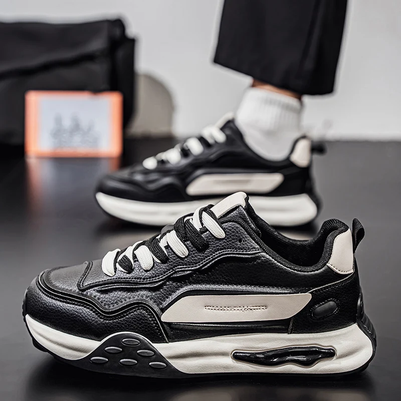 

Men's New Breathable Casual Sneakers, Non-slip Soft Sole White Shoes, Men's Trendy Dad Shoes zapatos Para Hombre кроссовки