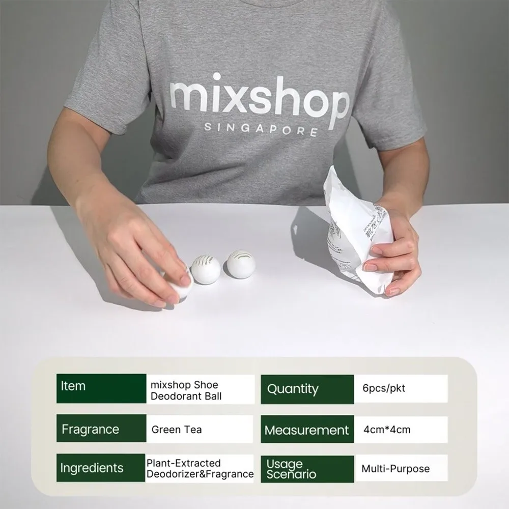 6 قطعة كرات مزيل العرق الأحذية المحمولة طويلة الأمد نضارة خزانة المنظم مزيل الرائحة امتصاص الرطوبة معطّر الأحذية