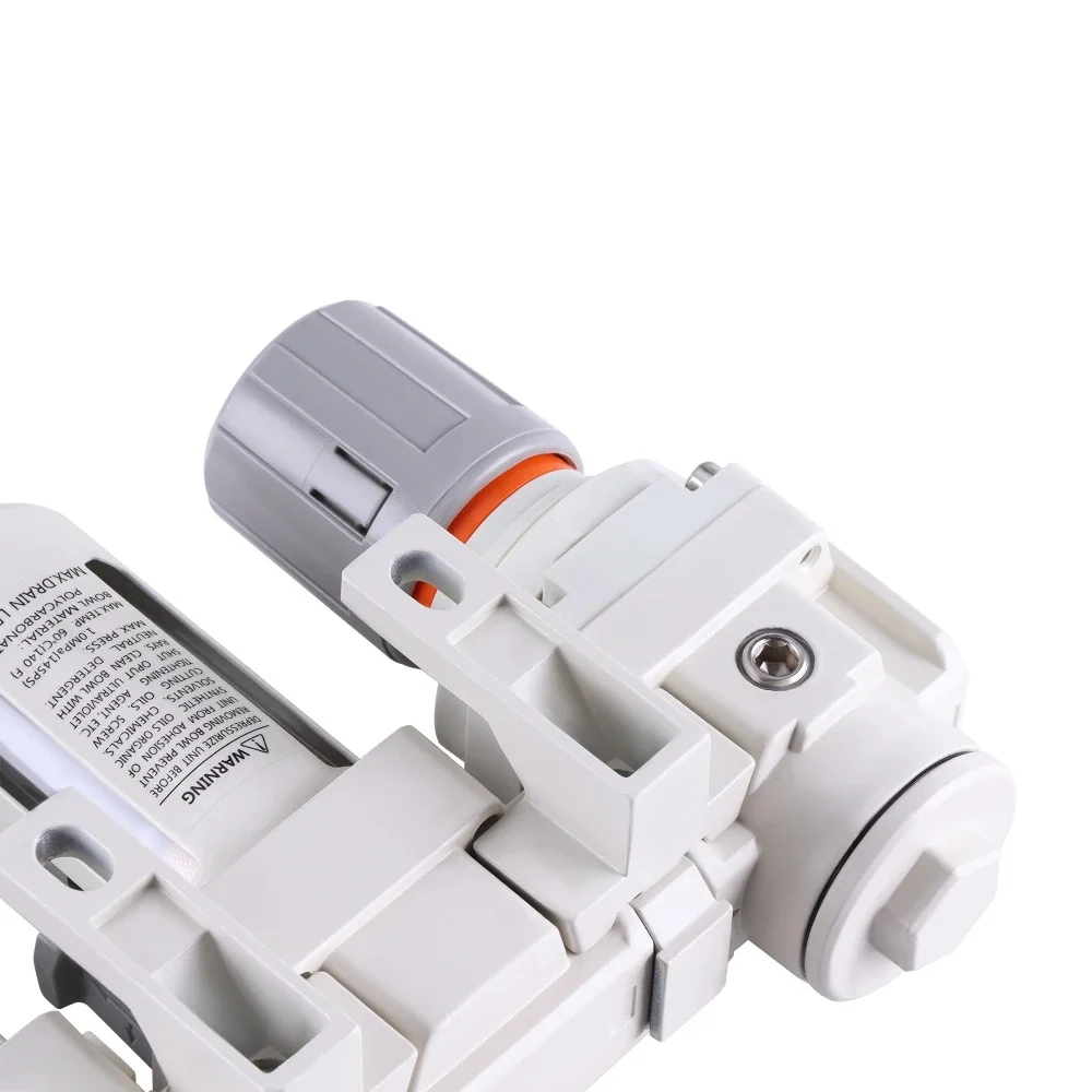 Double-stage Compressed Air Filter Regulator semi-automatic oil-water separator Pressure Regulator Combo Air Drying System