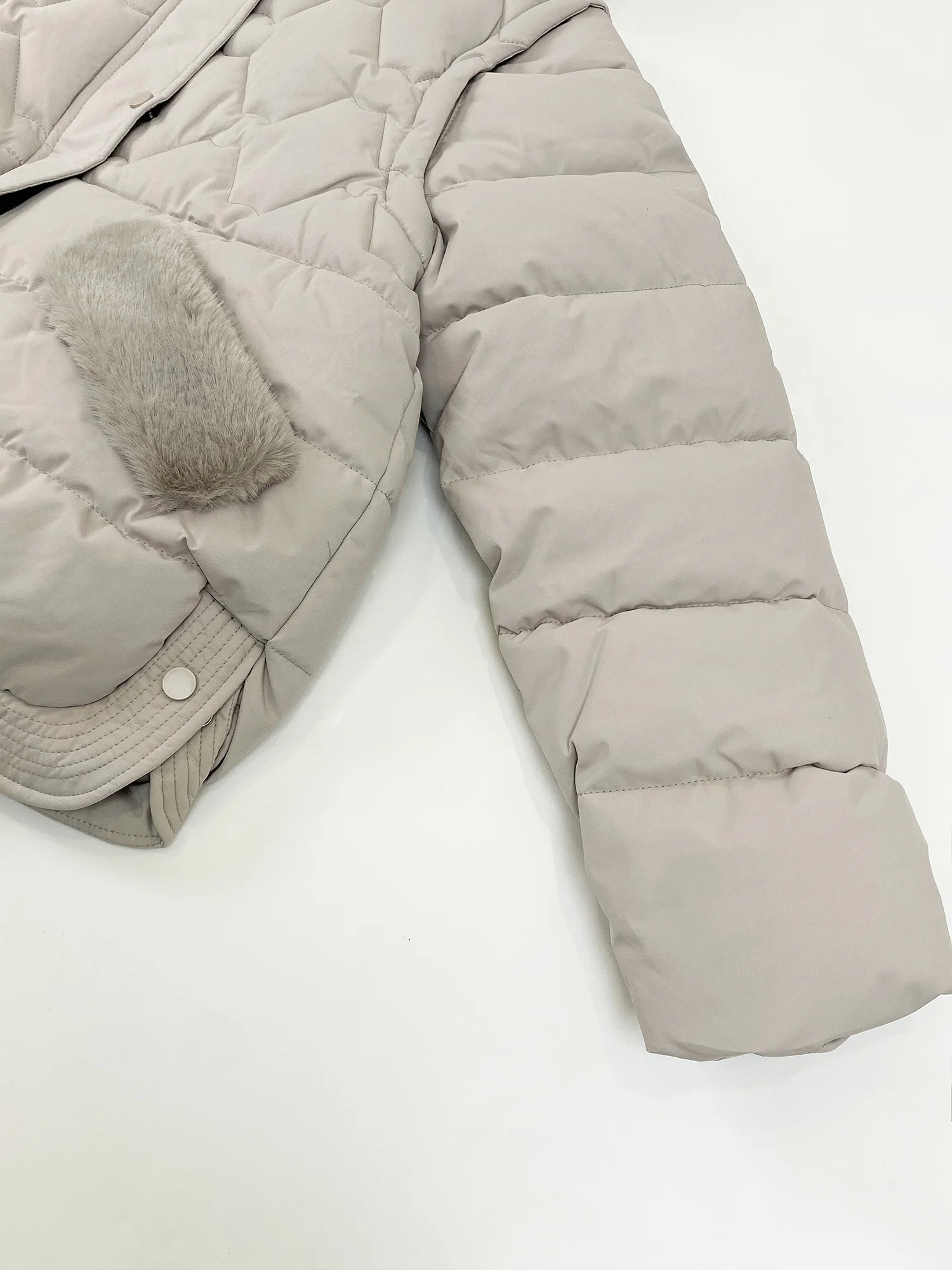 Abrigo acolchado informal de otoño/invierno para mujer, chaqueta versátil elegante con capucha de manga larga gruesa, Navidad